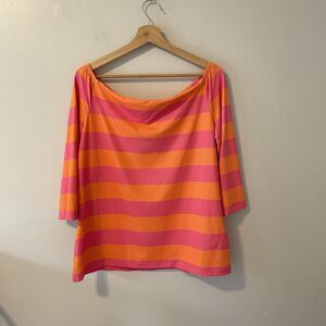 NWT Sailor Sailor Islander Off Shoulder Top Made In USA Sz XL